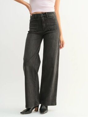 NWT JBD BLACK
WIDE LEG JEANS